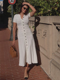 Hannelore Knitted Slim Fit Long Dress