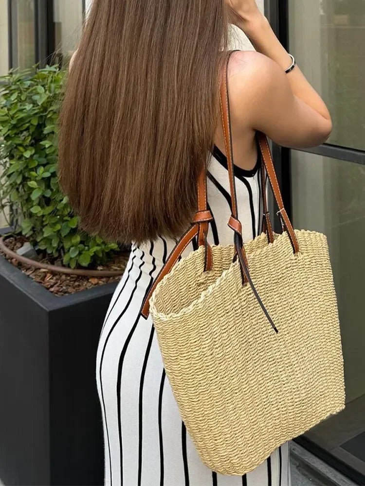 Elena Striped Sleeveless Knit Maxi Dress