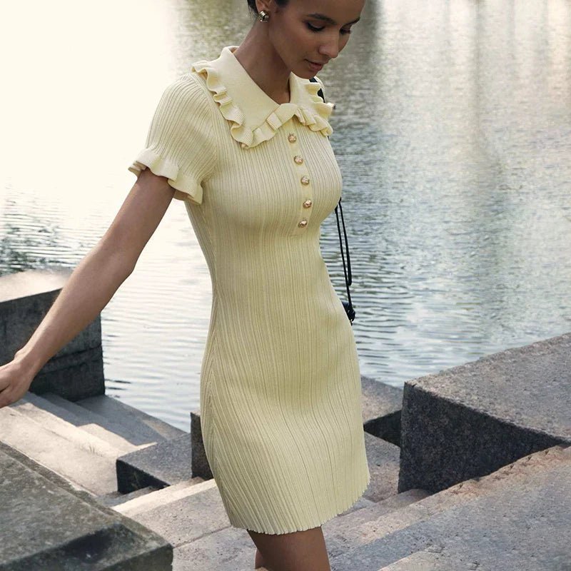 Ellie Featherlight Ruffle Mini Dress
