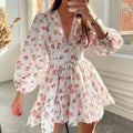Lottie Floral Lace Mini Dress