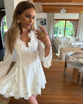 Ainoa Lace Side-Adjustable Mini Dress