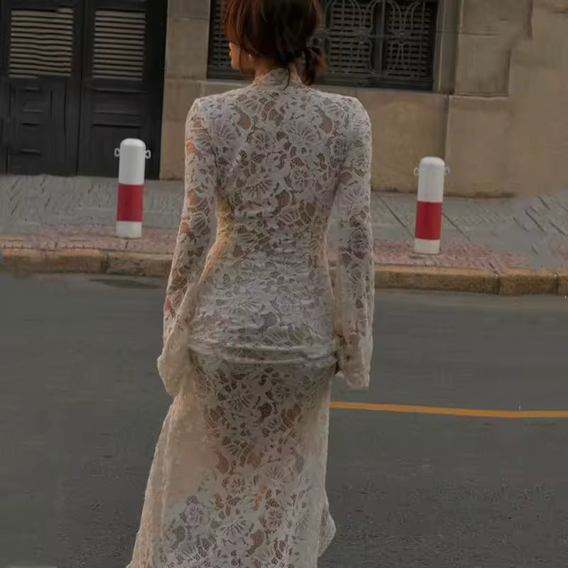 Rachel French Lace Tie Dress