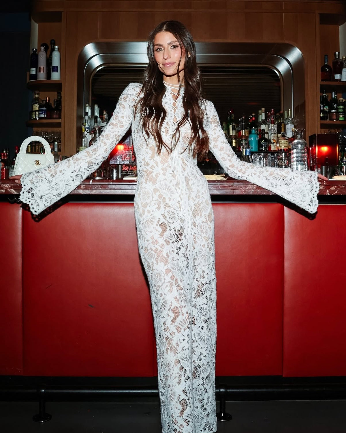 Rachel French Lace Tie Dress
