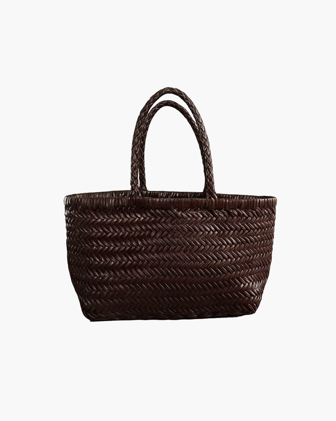 Anais Handwoven Vegan Leather Tote Bag