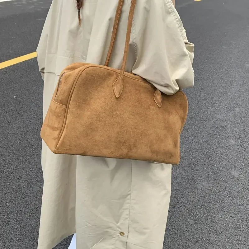 Beatrice Vintage Vegan Leather Laptop Tote
