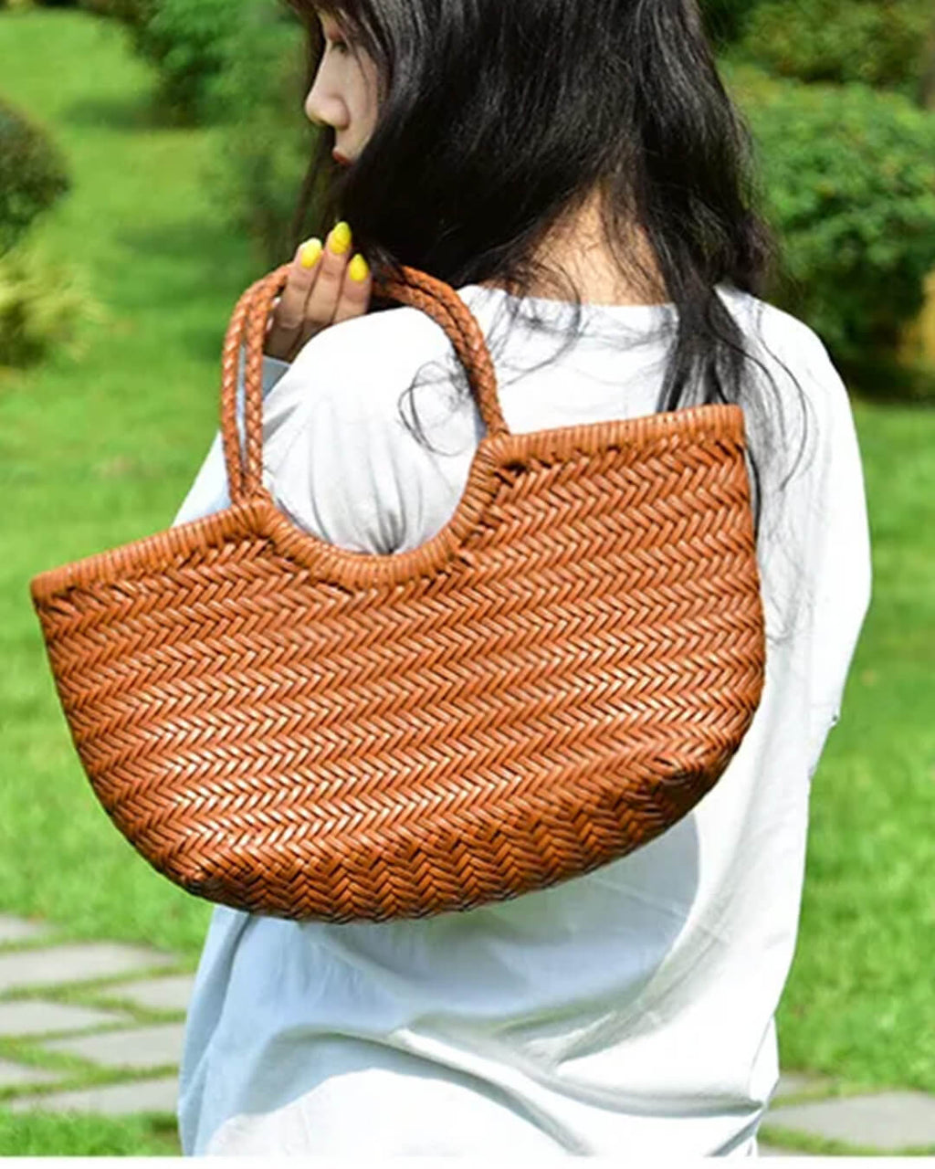Beatrice Woven Tote Bag