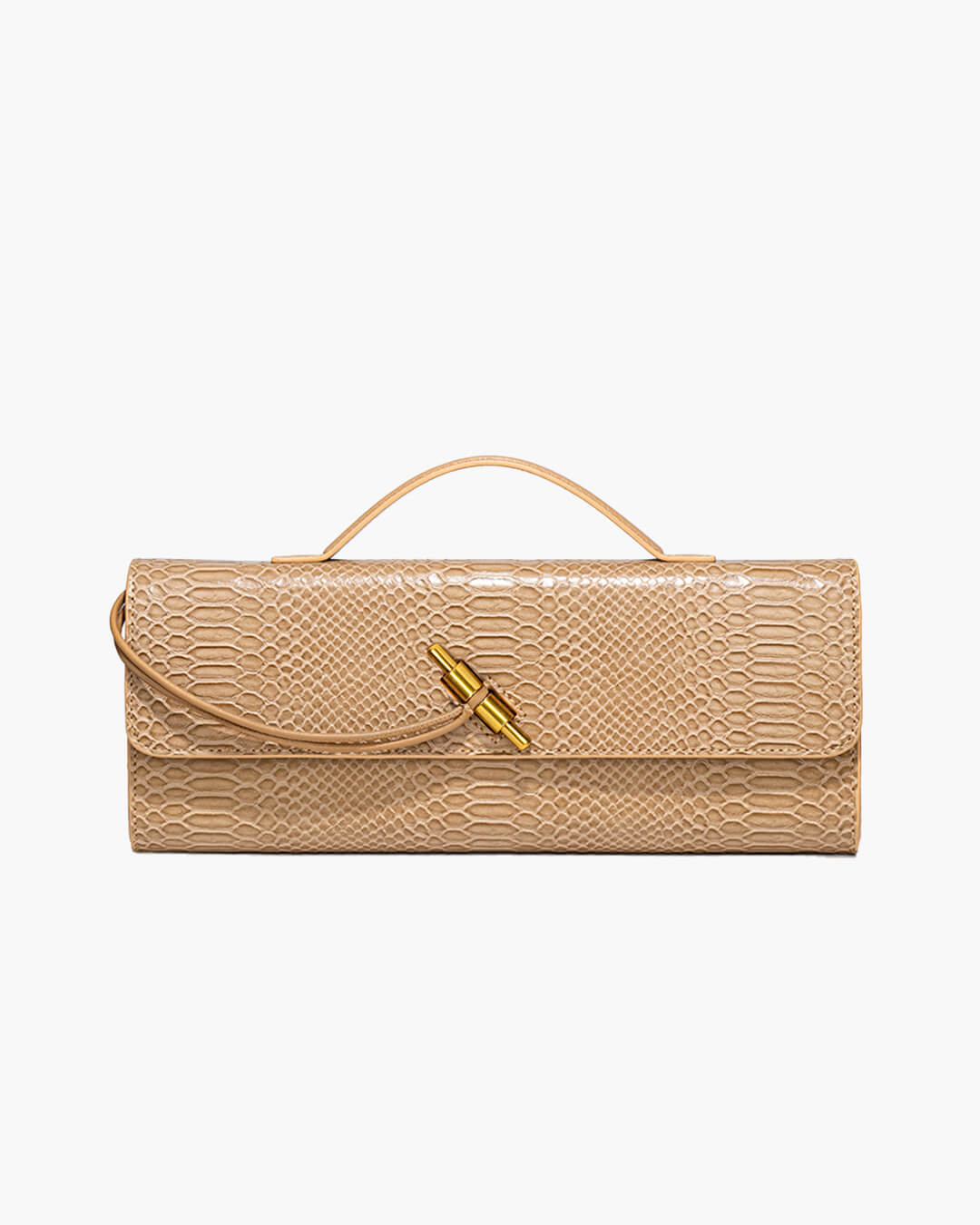 Bianca Croc-Embossed Vegan Leather Bag