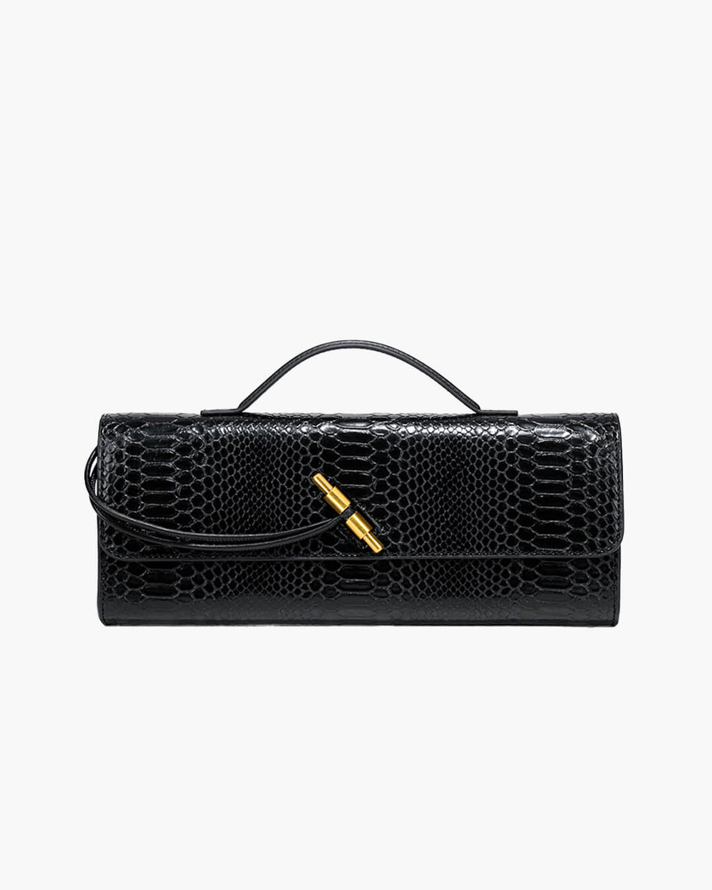 Bianca Croc-Embossed Vegan Leather Bag
