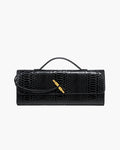 Bianca Croc-Embossed Vegan Leather Bag
