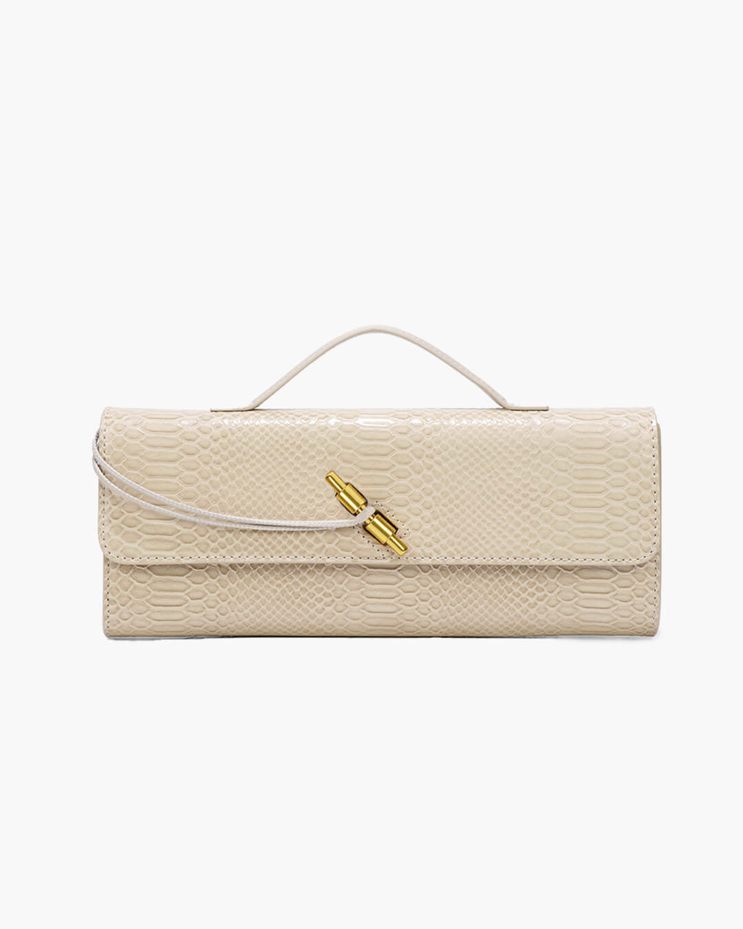 Bianca Croc-Embossed Vegan Leather Bag