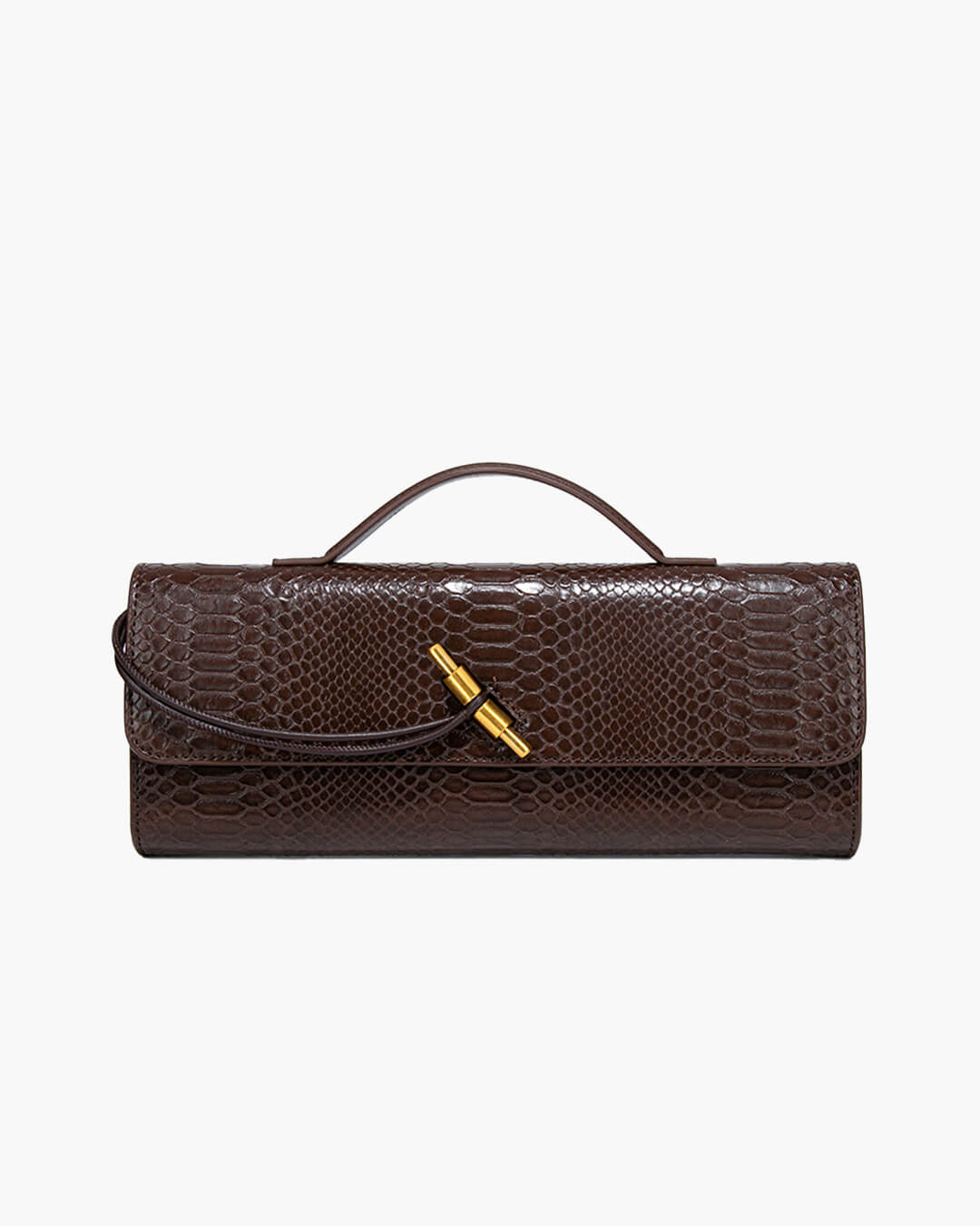 Bianca Croc-Embossed Vegan Leather Bag