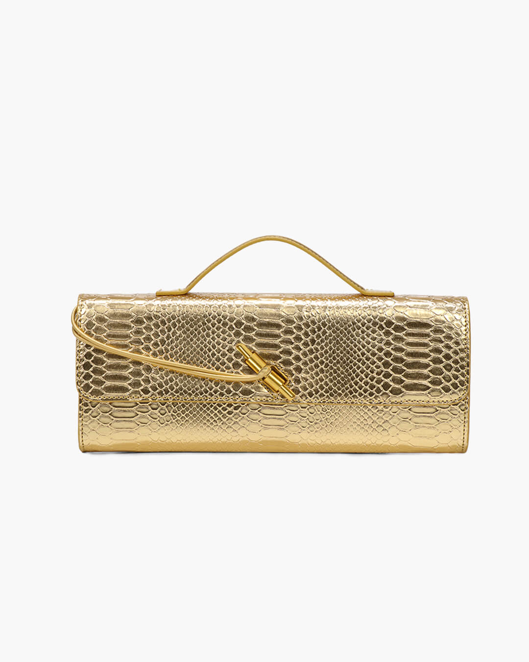 Bianca Croc-Embossed Vegan Leather Bag
