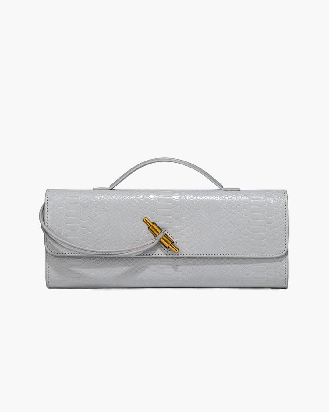 Bianca Croc-Embossed Vegan Leather Bag