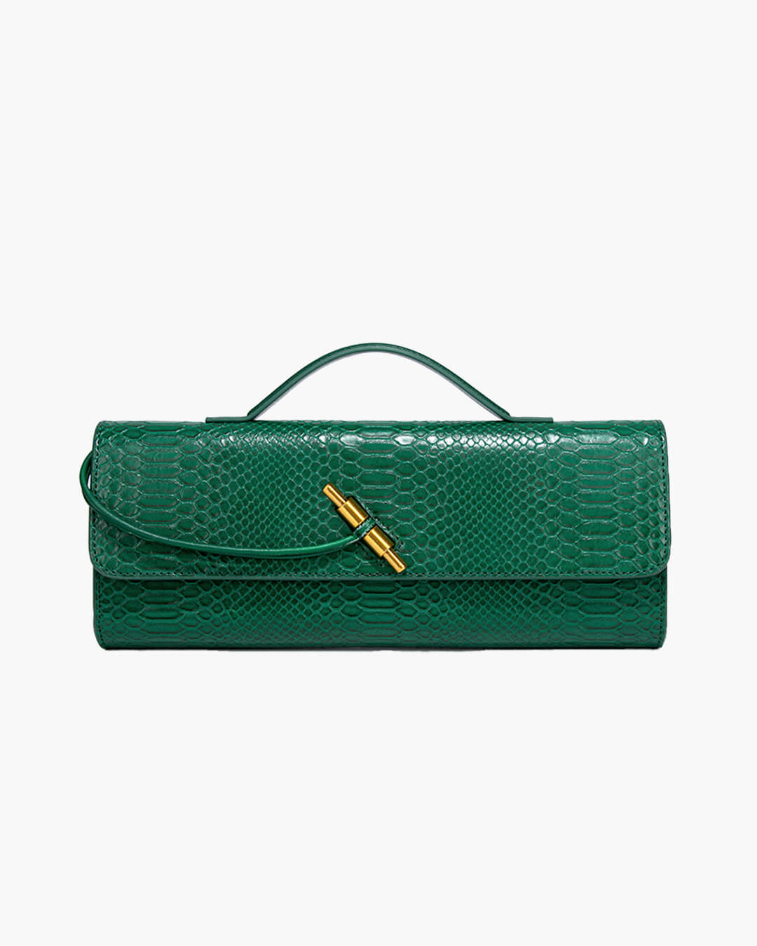 Bianca Croc-Embossed Vegan Leather Bag