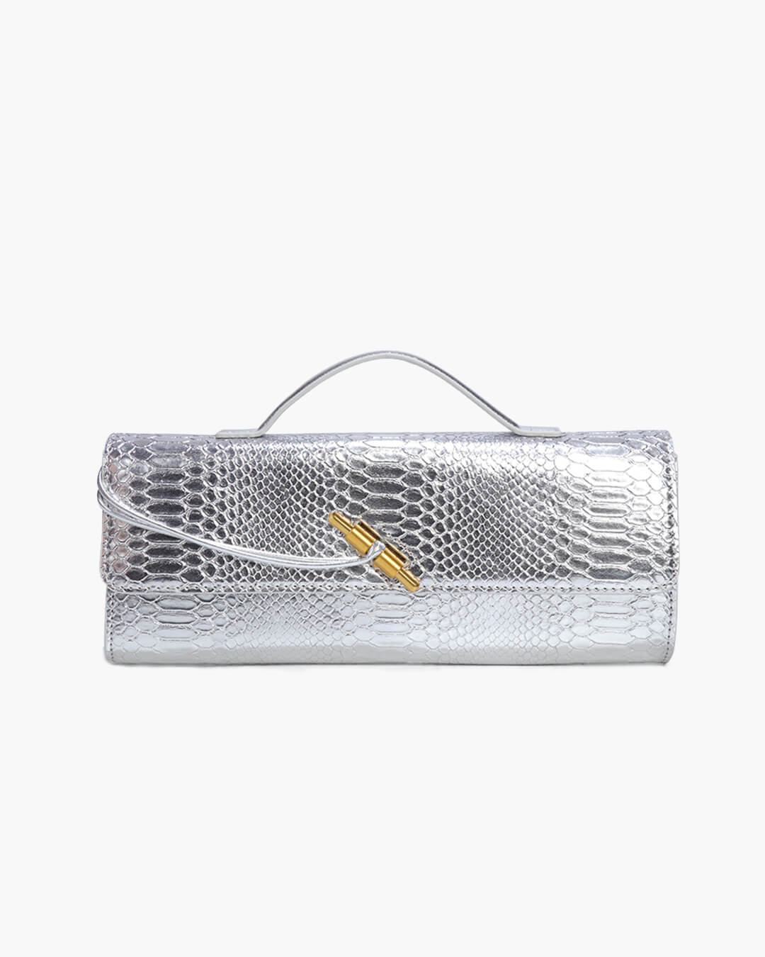 Bianca Croc-Embossed Vegan Leather Bag