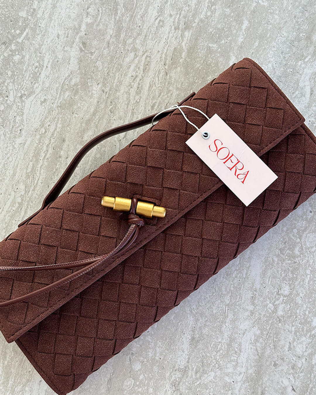 Bianca Faux Suede Bag