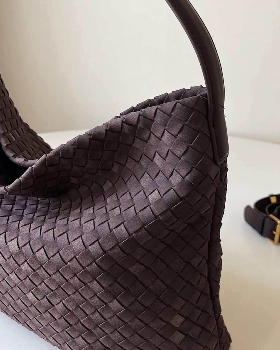 Marceline Faux Suede Tote Bag