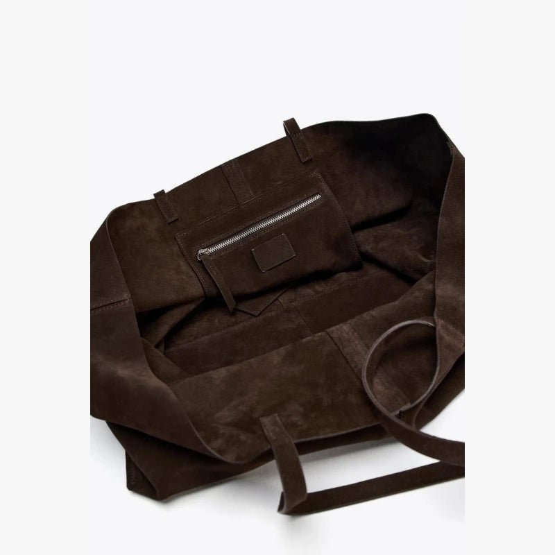 Cynthia Large Faux Suede Tote Bag