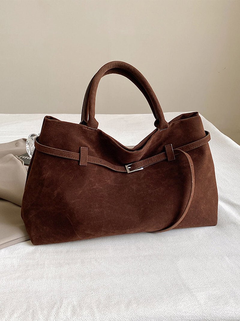 Dalila Faux Suede Bag