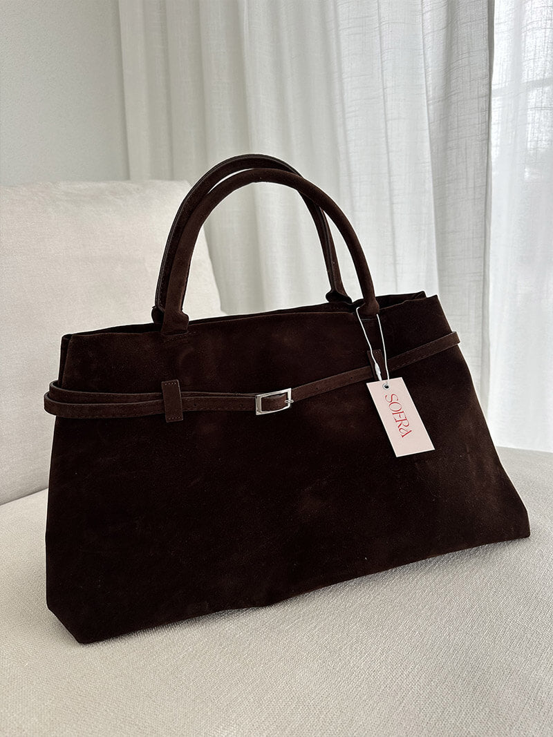 Dalila Faux Suede Bag