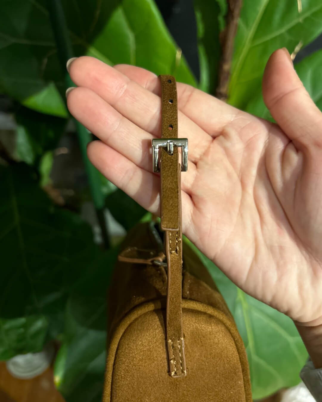 Danika Faux Suede Mini Shoulder Bag