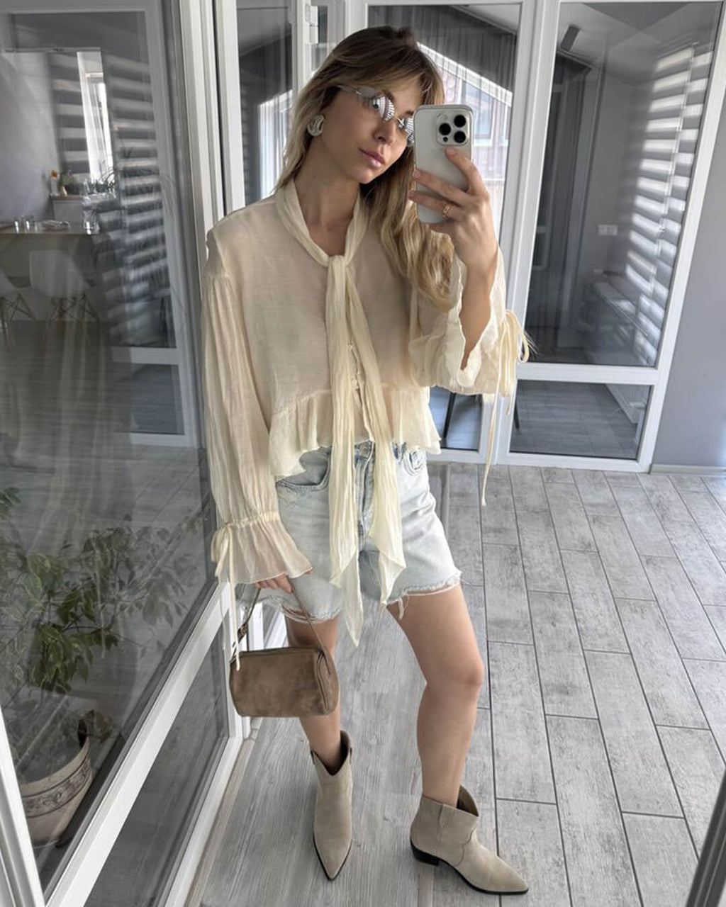 Danika Faux Suede Mini Shoulder Bag