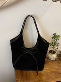 Florence Faux Suede Bow Bag