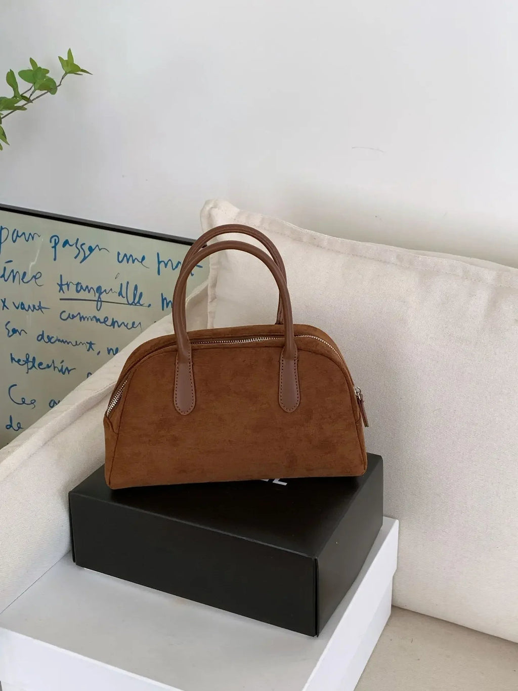 Jenny Faux Suede Mini Bag