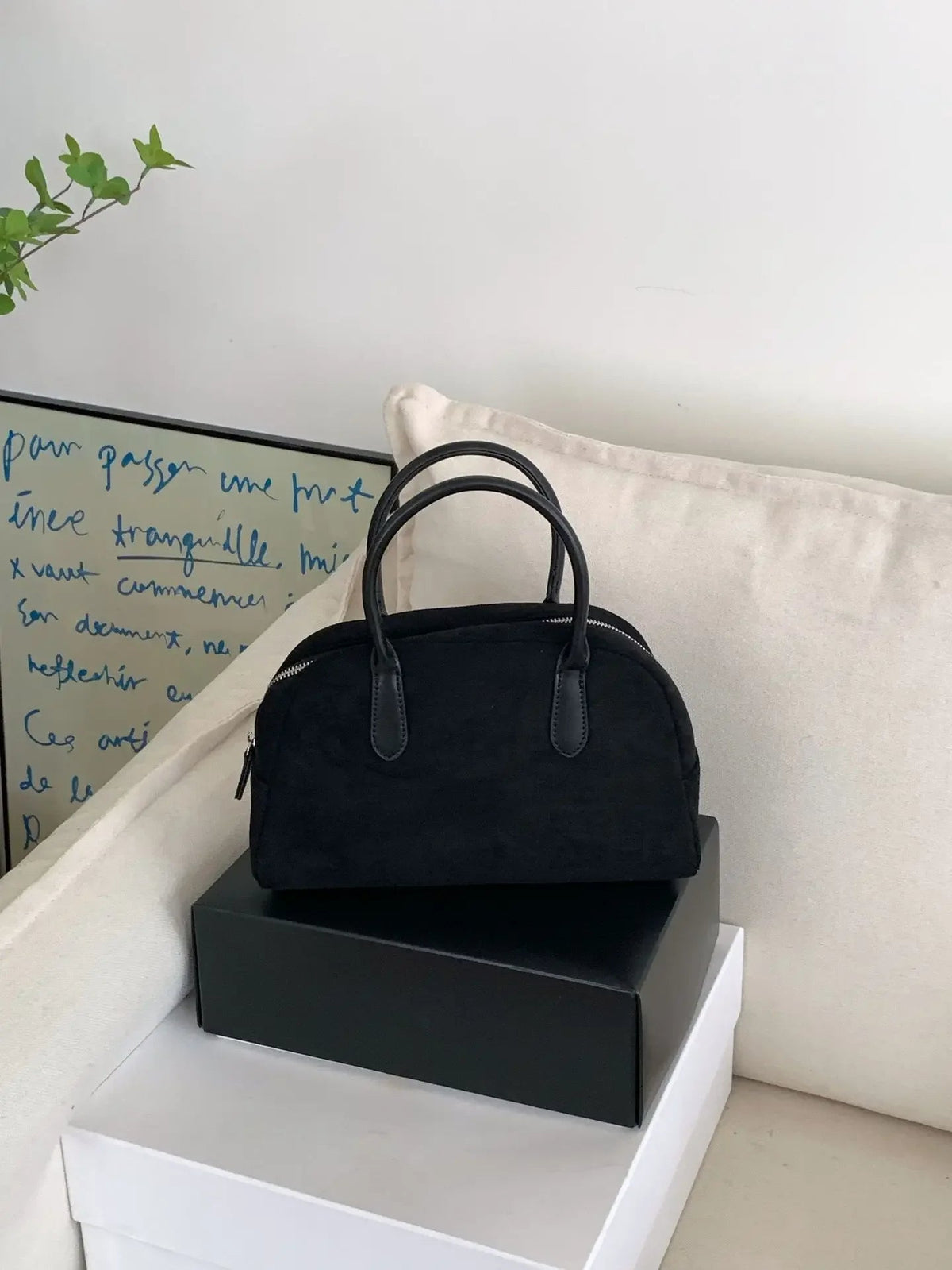 Jenny Faux Suede Mini Bag