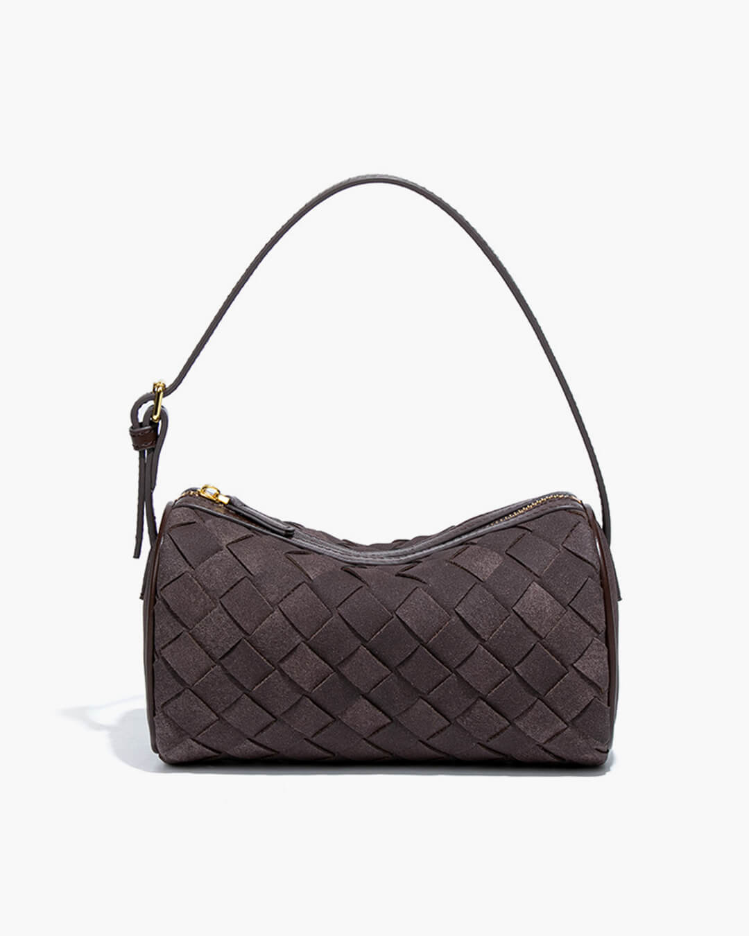 Eva Woven Faux Suede Bag