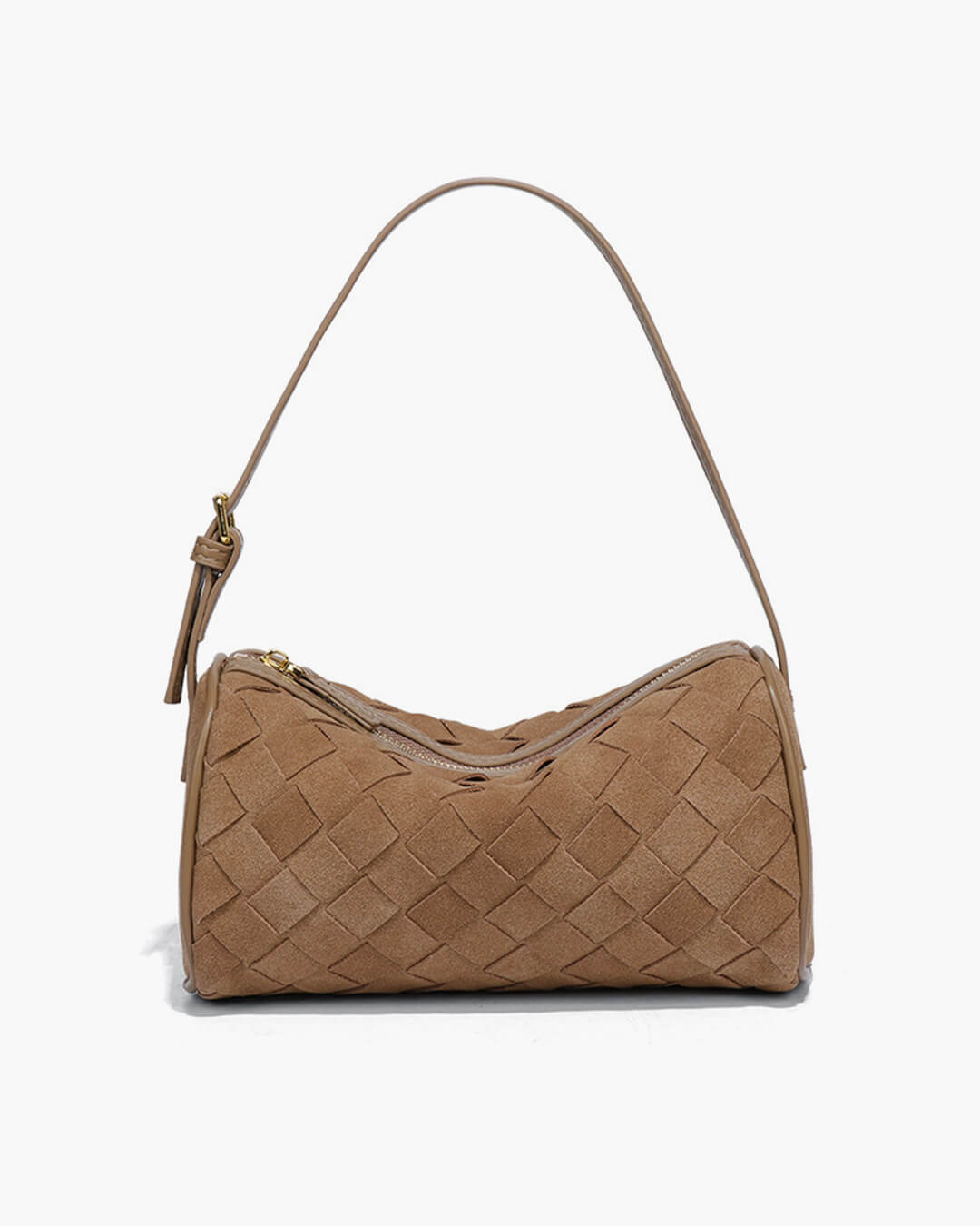 Eva Woven Faux Suede Bag