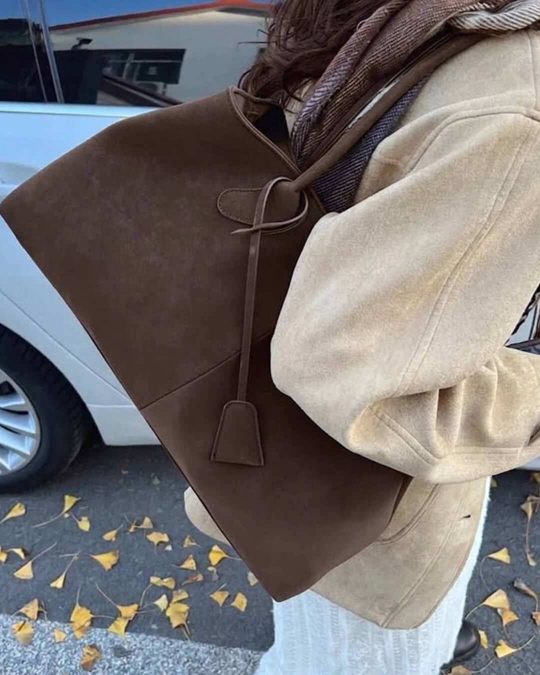 Joan Vegan Suede Bag
