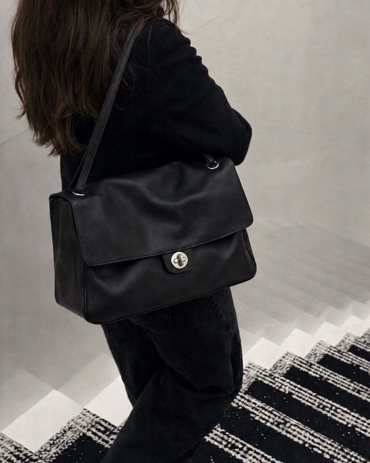 Josie Buckle Flap Shoulder Bag