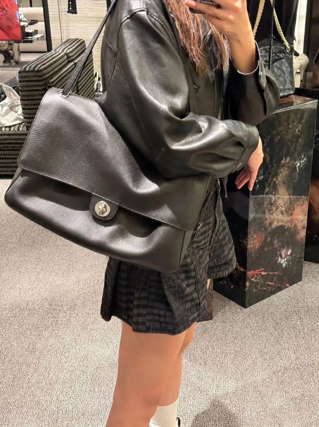 Josie Buckle Flap Shoulder Bag