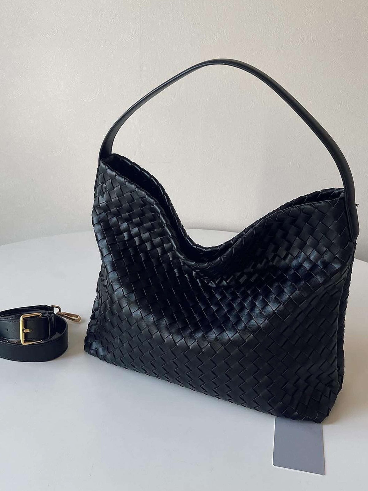 Sylvia Woven Tote Bag
