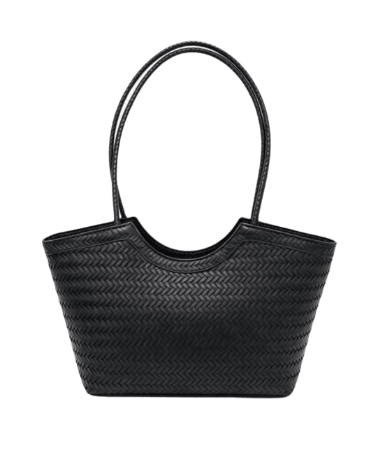 Rica Woven Faux Leather Bag