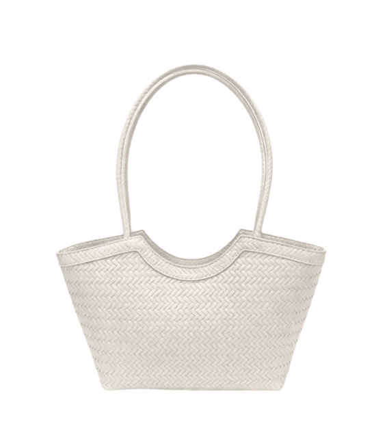 Rica Woven Faux Leather Bag
