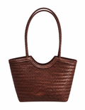 Rica Woven Faux Leather Bag