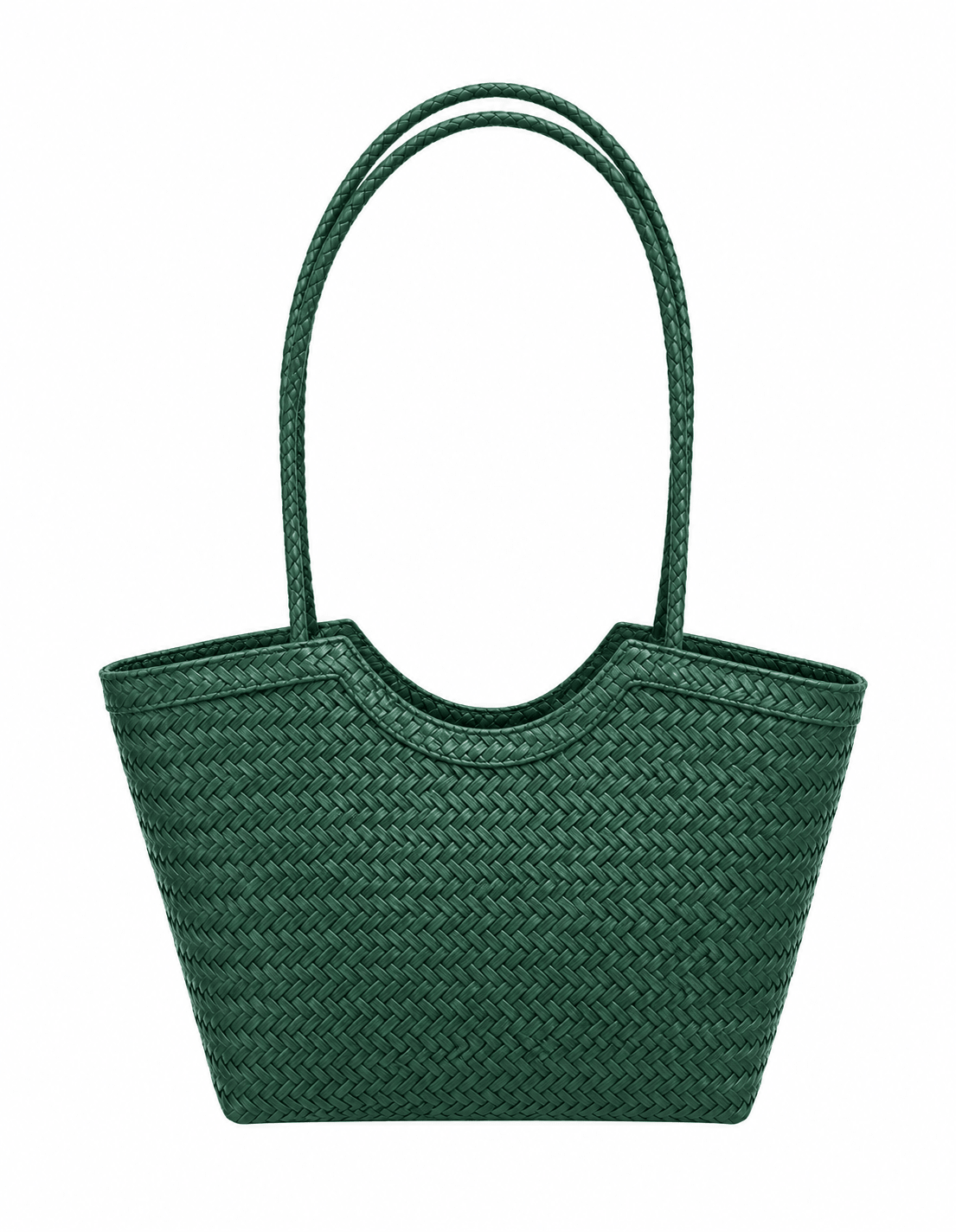 Rica Woven Faux Leather Bag