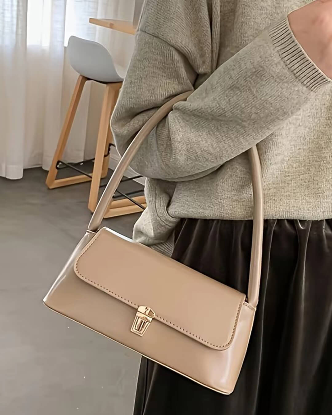 Tally Vegan Leather Shoulder Bag
