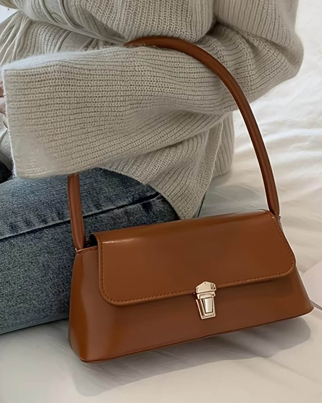 Tally Vegan Leather Shoulder Bag