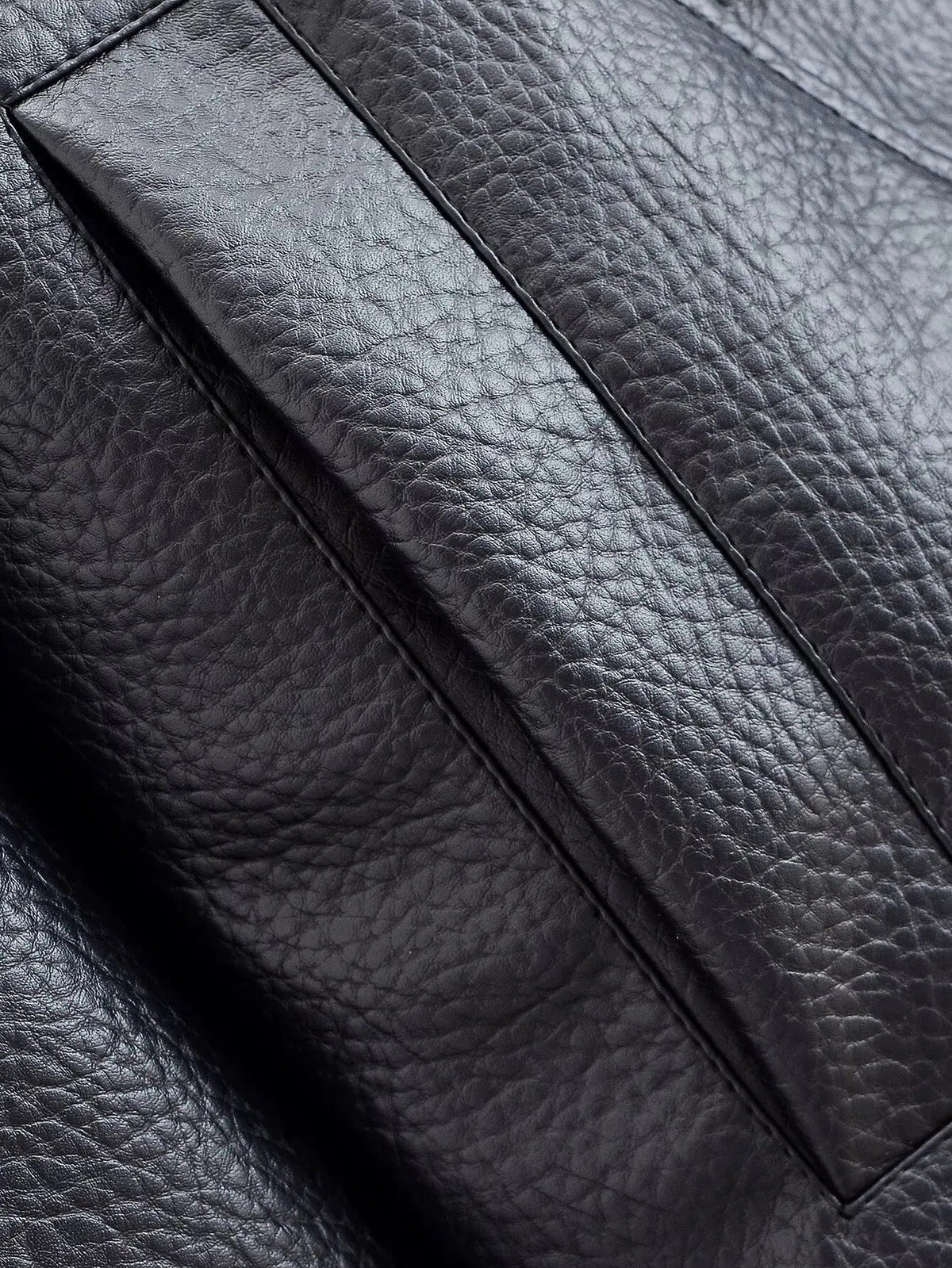 Carla Asymmetrical Vegan Leather Jacket