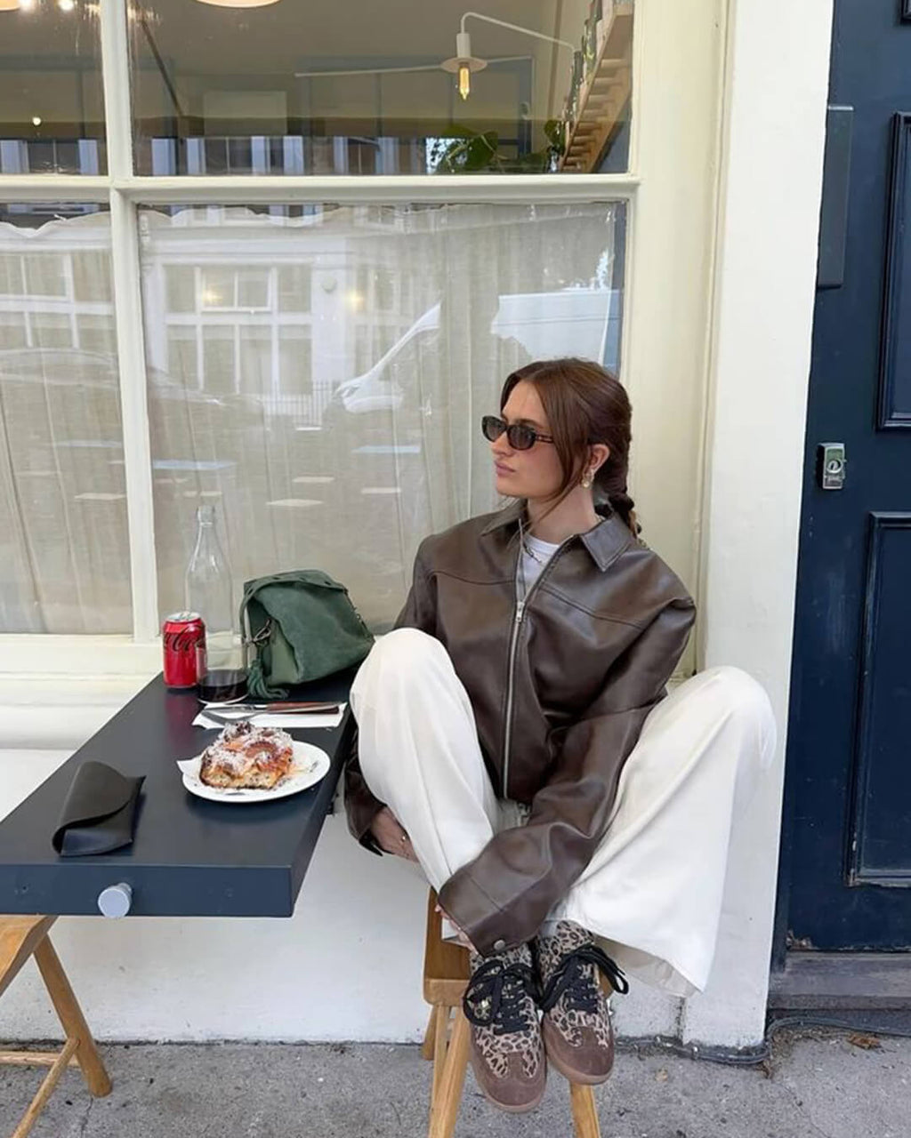Georgia Vegan Leather Jacket