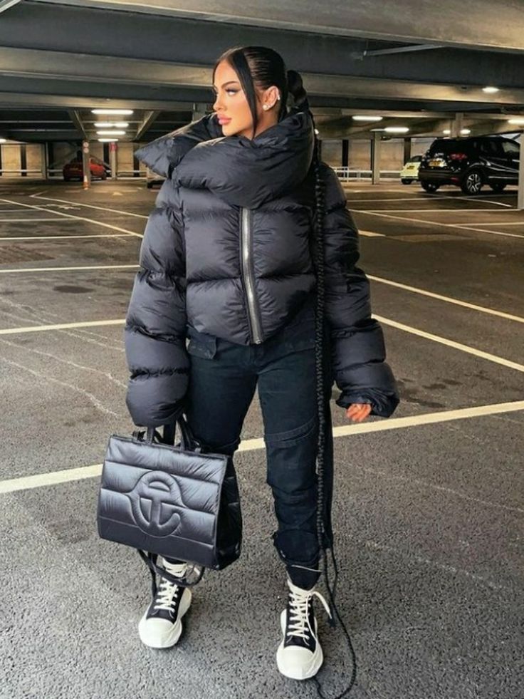 Donna Funnel Neck Puffer Jacket