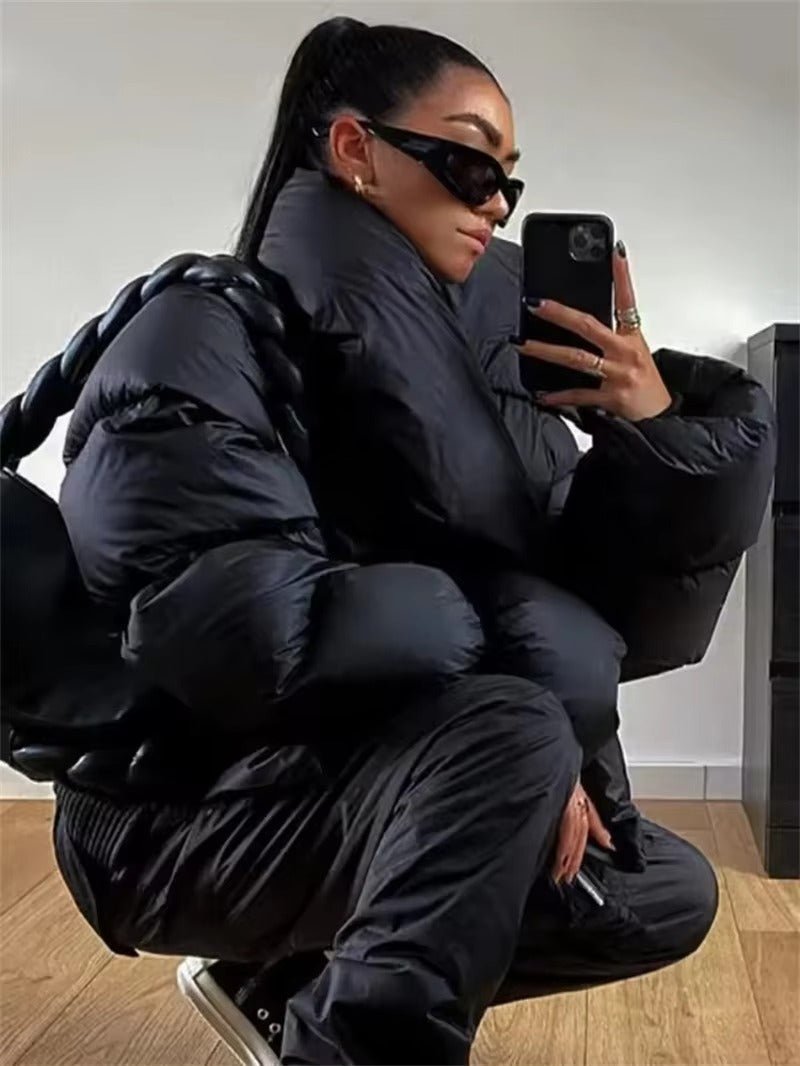 Donna Funnel Neck Puffer Jacket