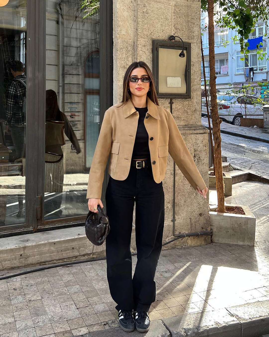 Elara Faux Suede Jacket
