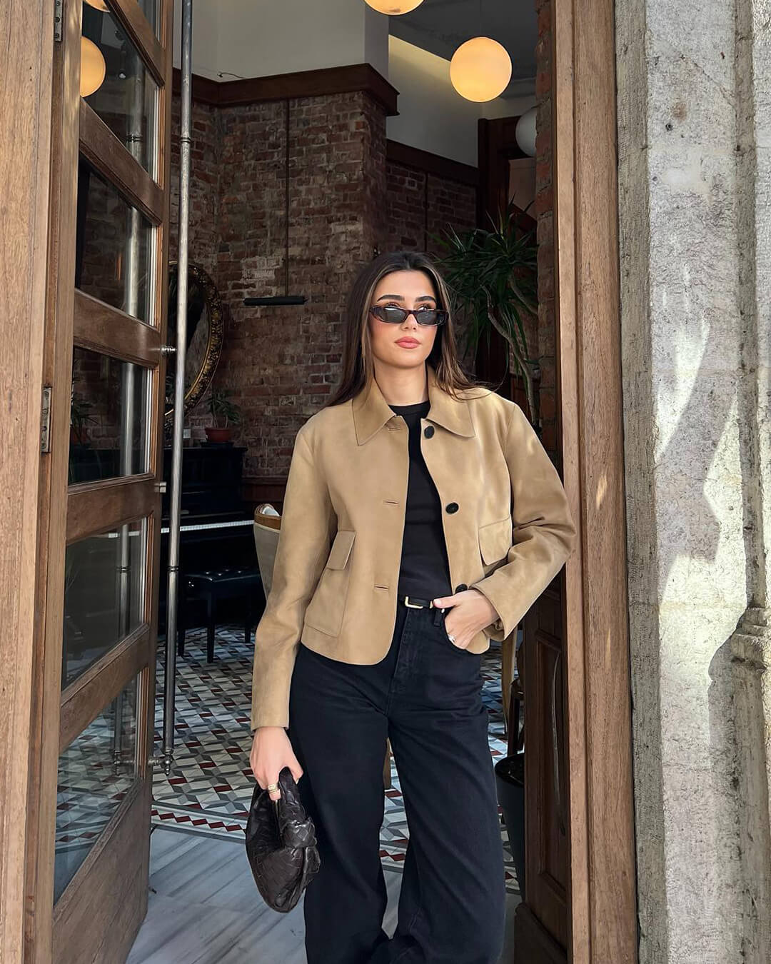 Elara Faux Suede Jacket