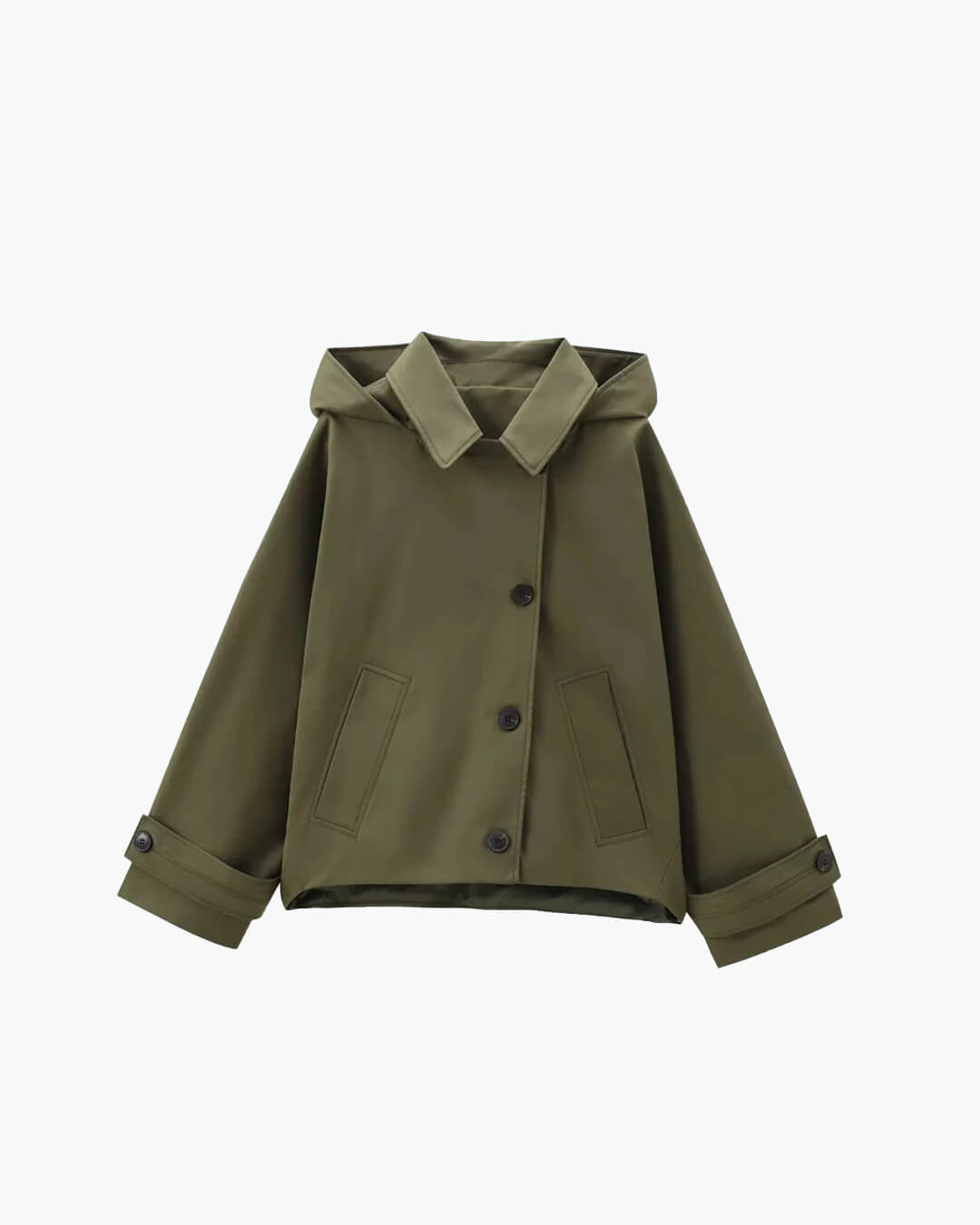 Julia Hooded Trench Coat