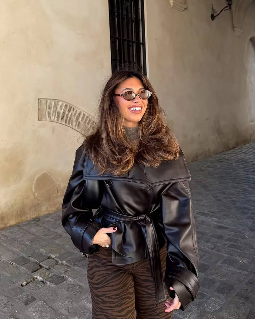 Nina Vegan Leather Jacket