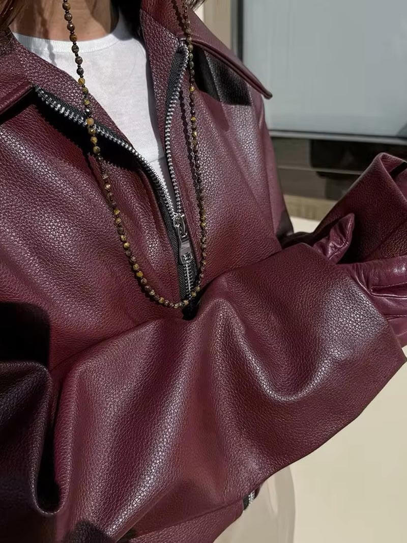 Romy Vegan Leather Jacket